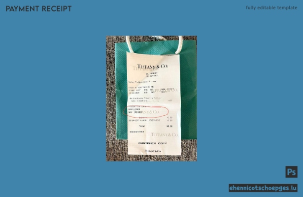 Vorschau eines Belegbeispiels von Tiffany & Co.